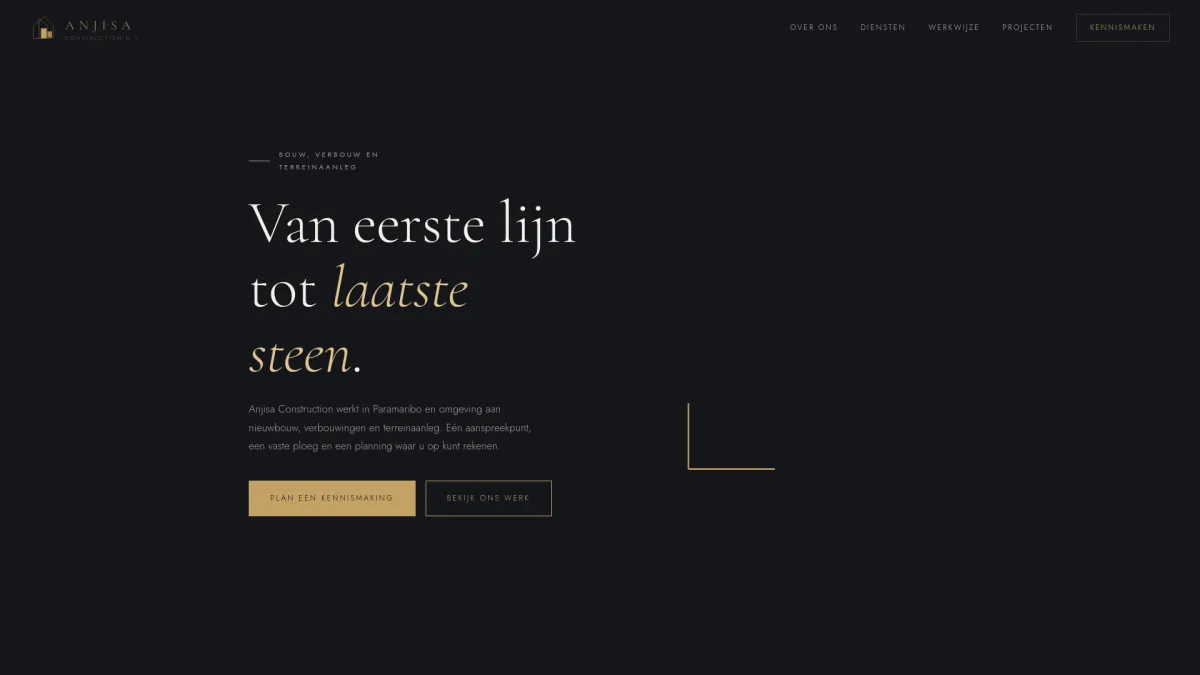 Schermafbeelding van Anjisa Construction