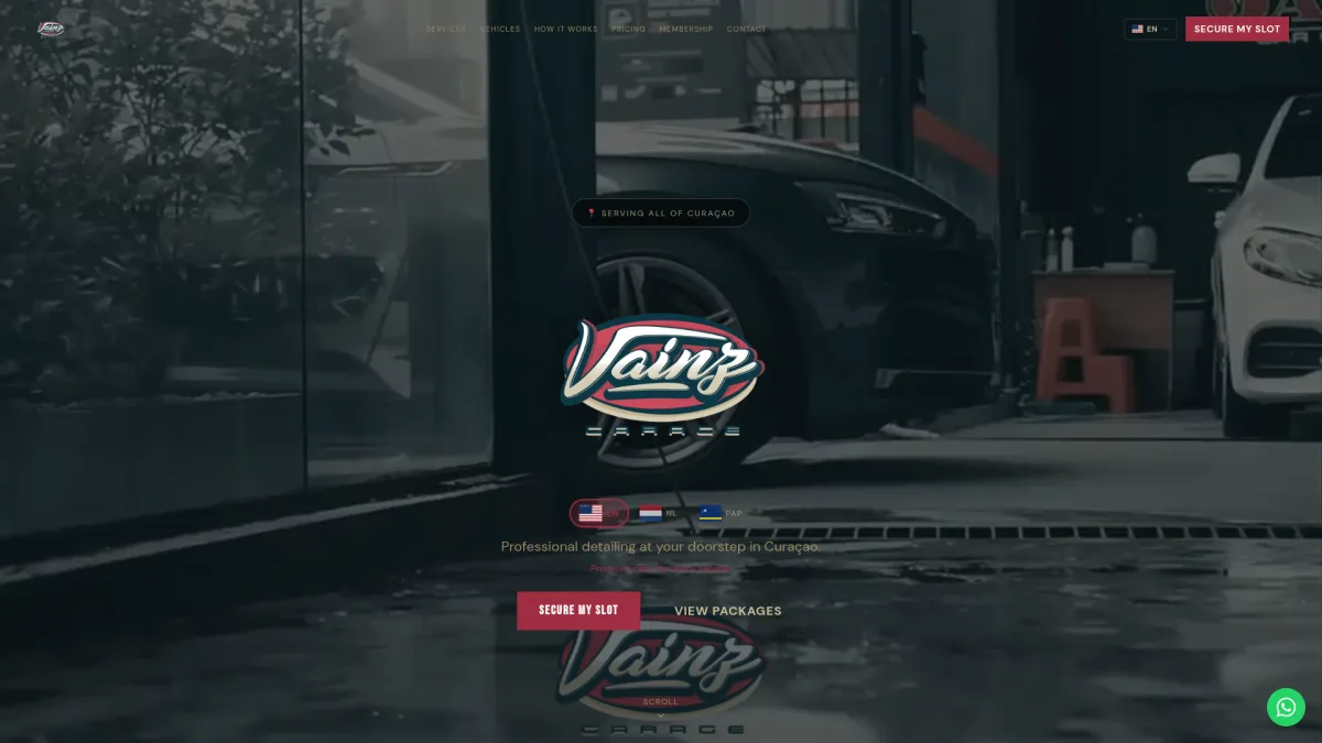Schermafbeelding van Vainz Garage